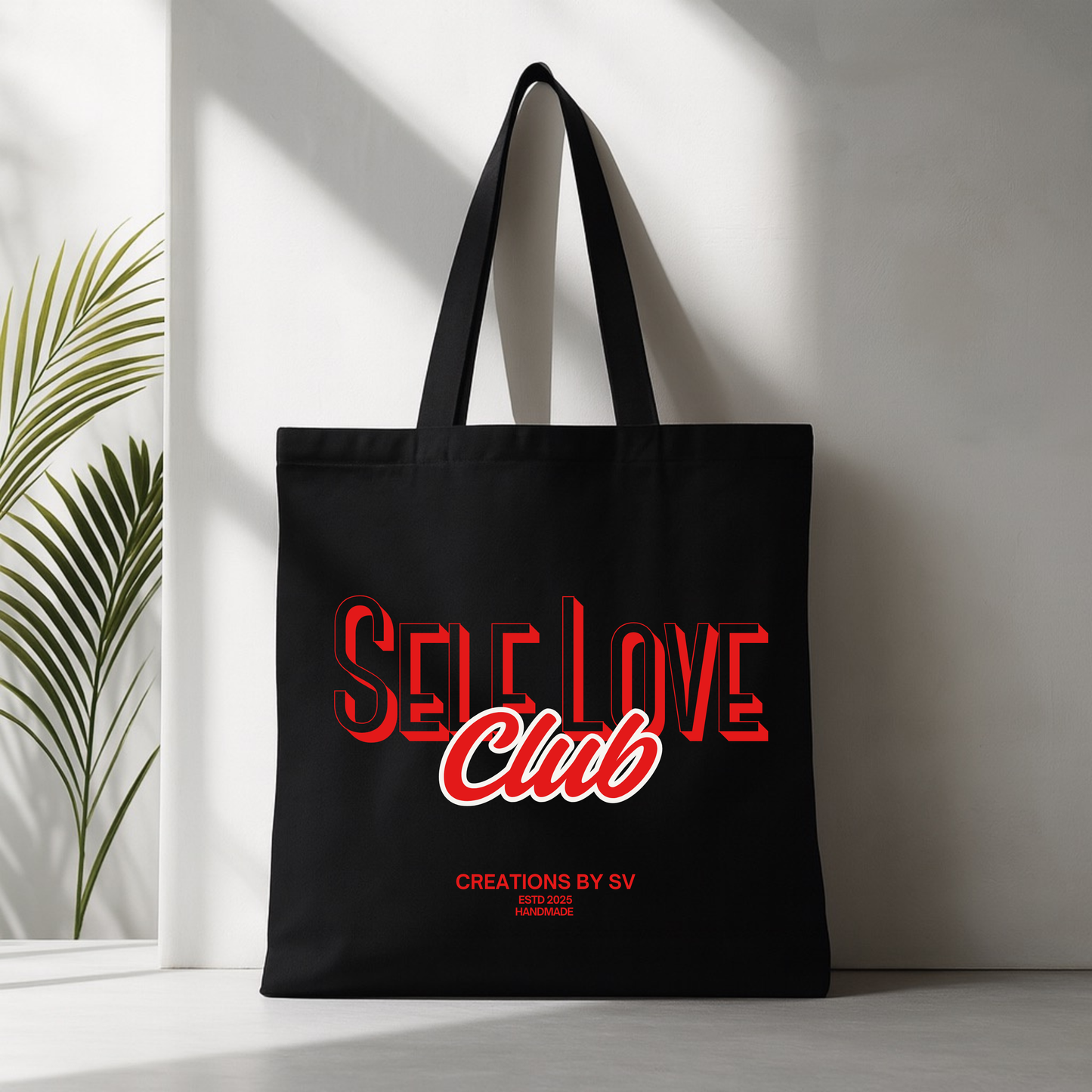 Self Love Club Canvas Tote Bag