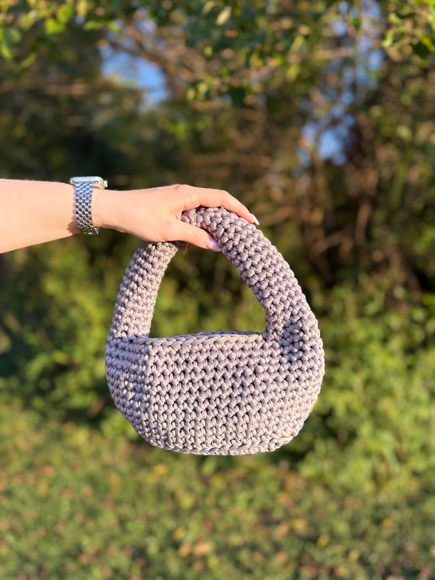 Handmade Crochet Luna bag