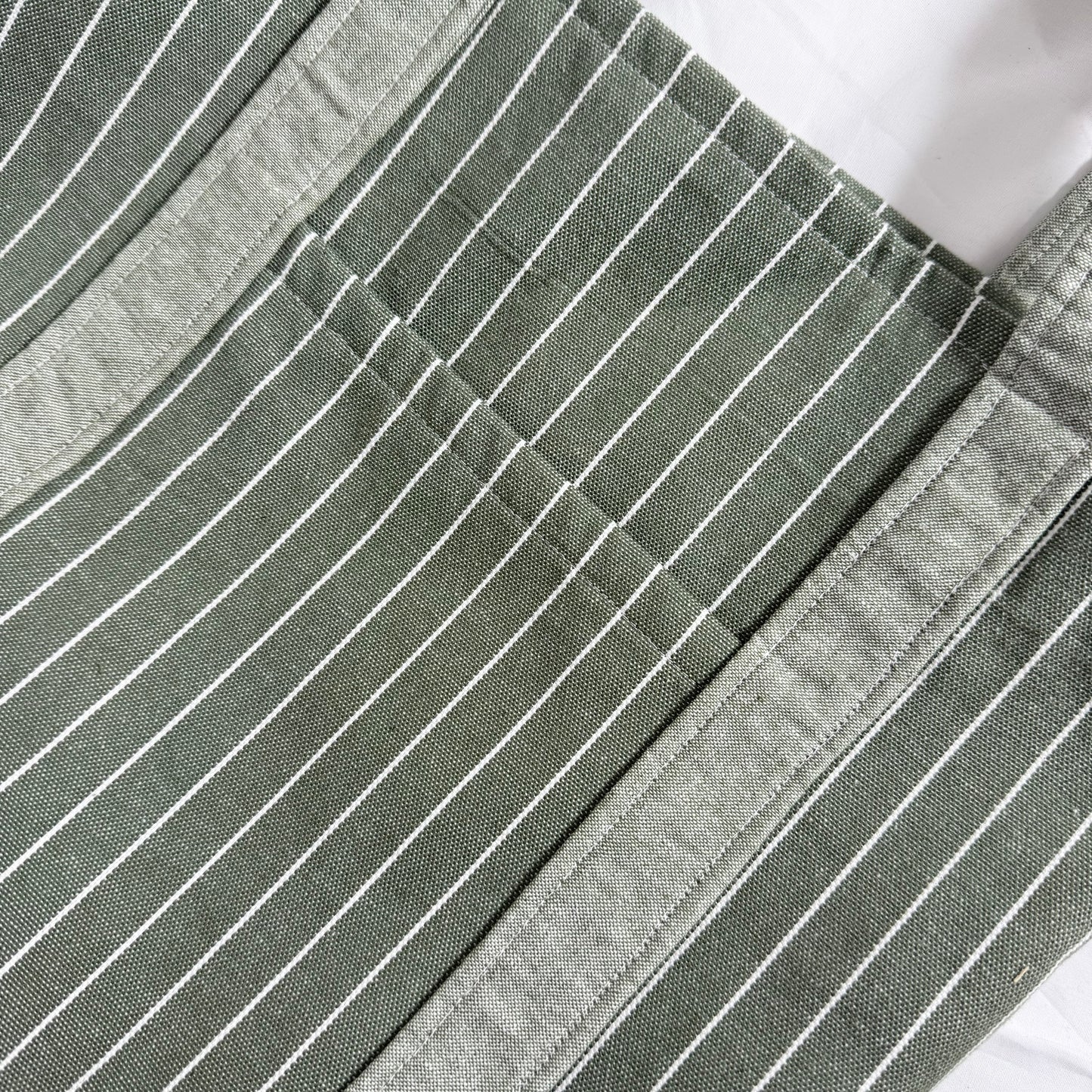 The Green Striped Tote Bag