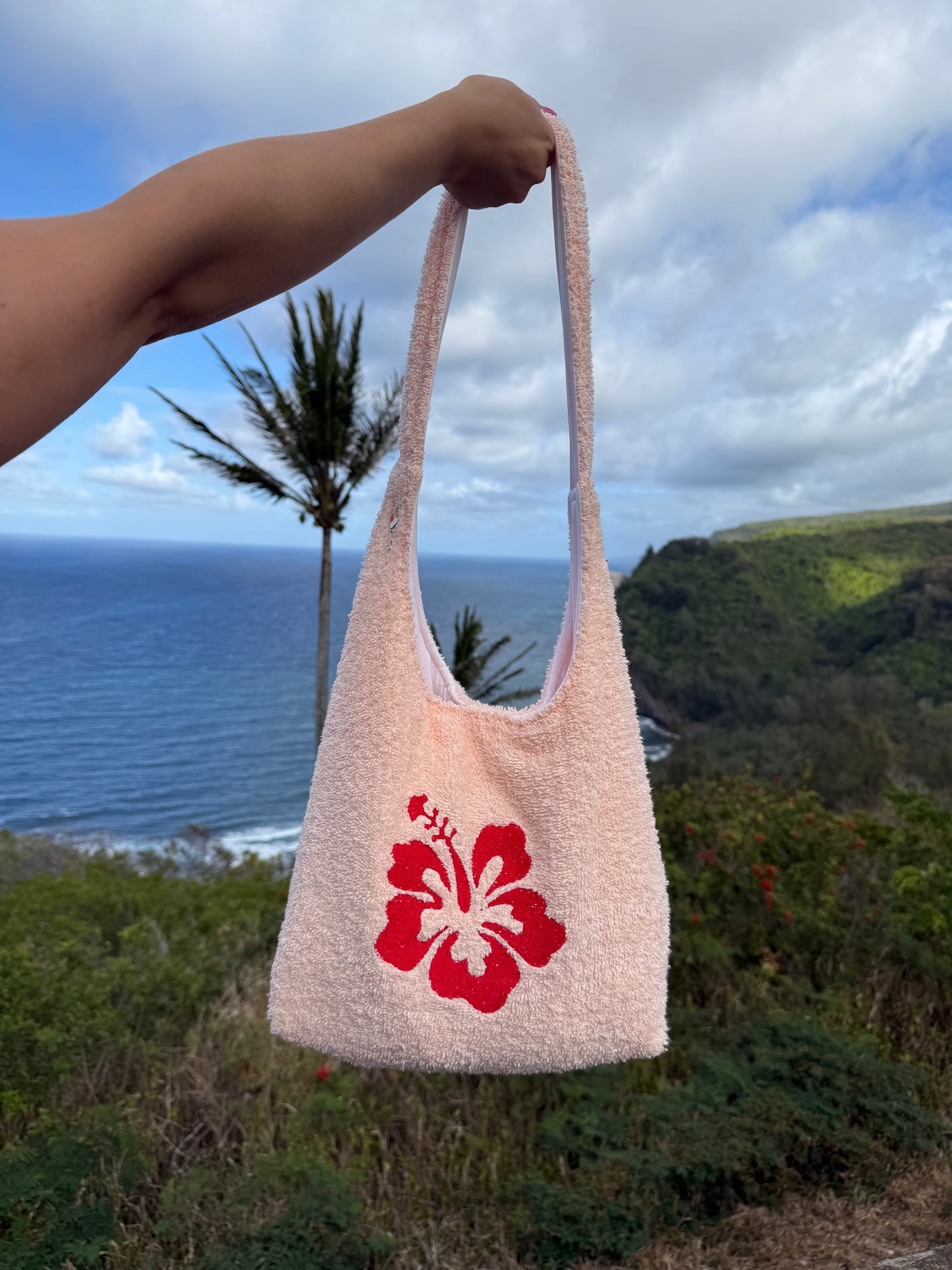 Custom Handmade Aloha Tote Bag