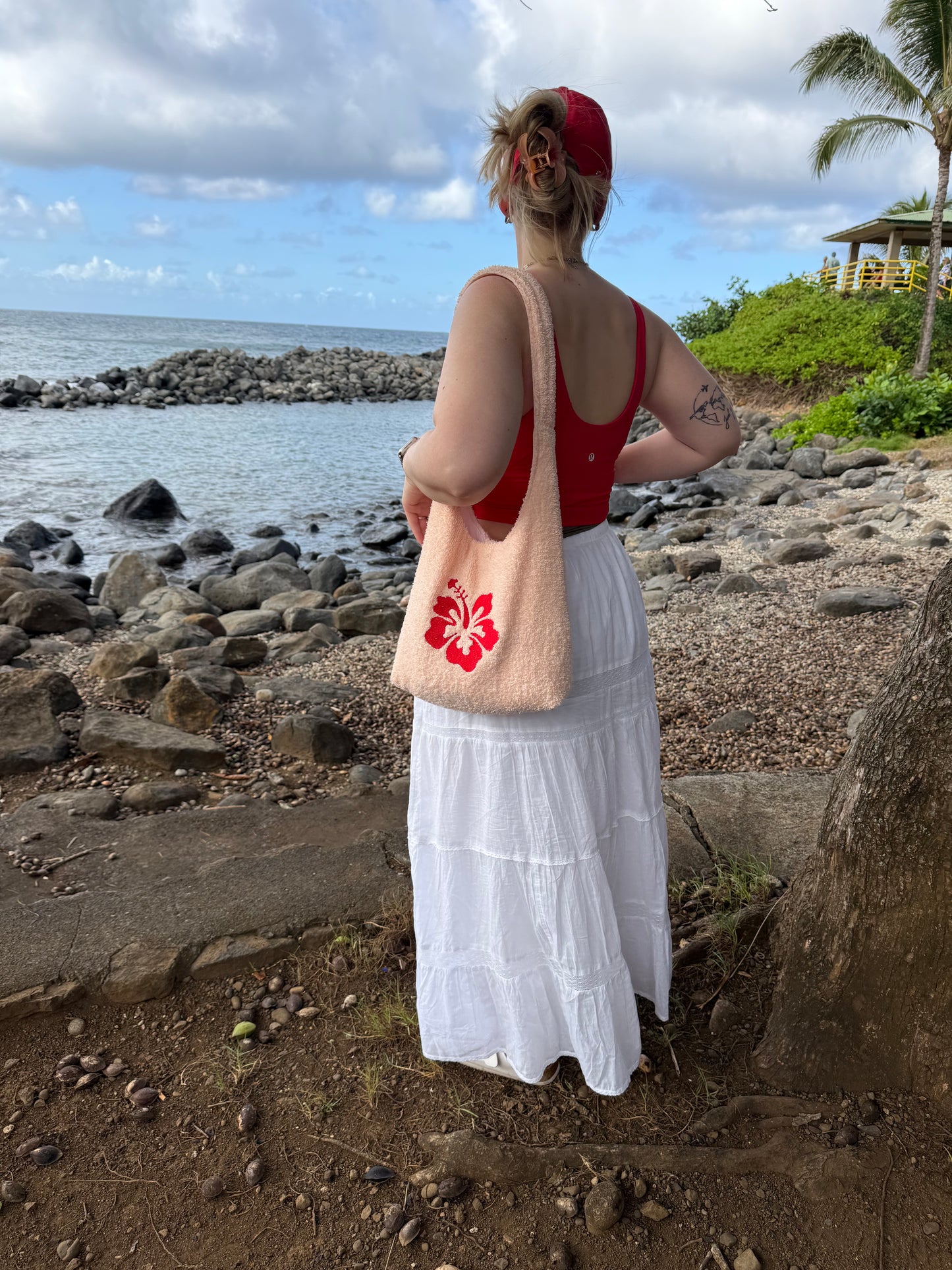 Custom Handmade Aloha Tote Bag