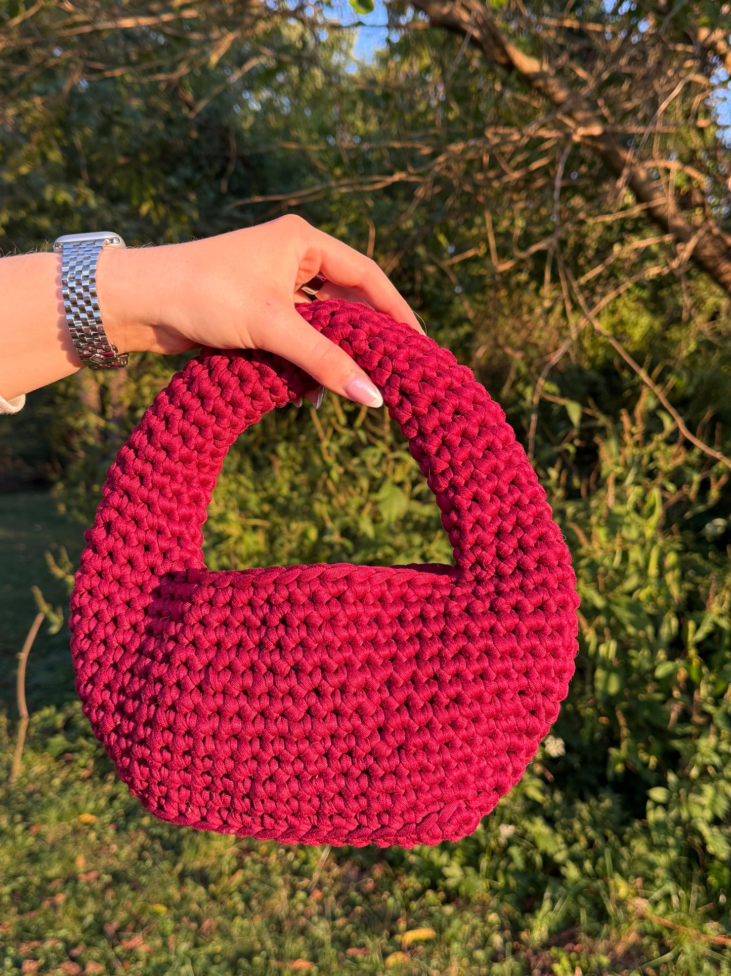 Handmade Crochet Luna bag