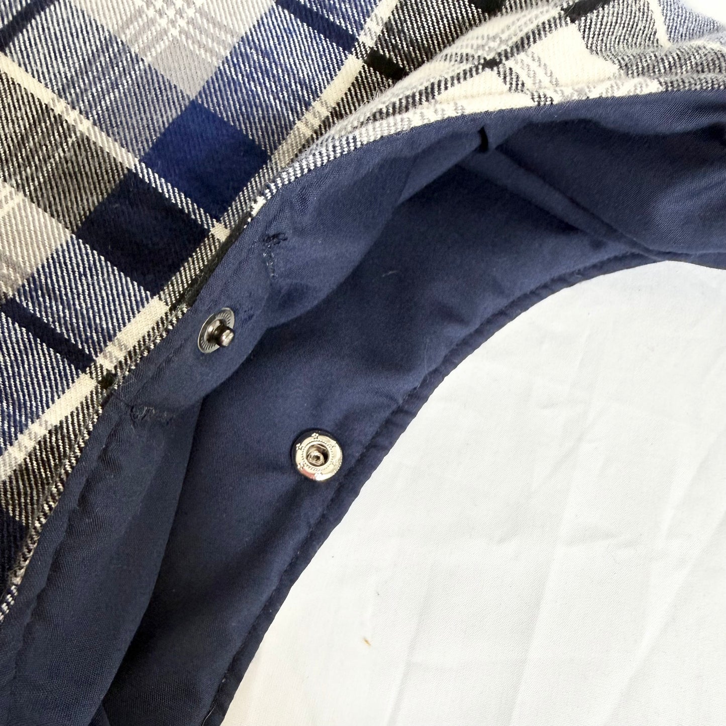 The Flannel bag mini - Blue