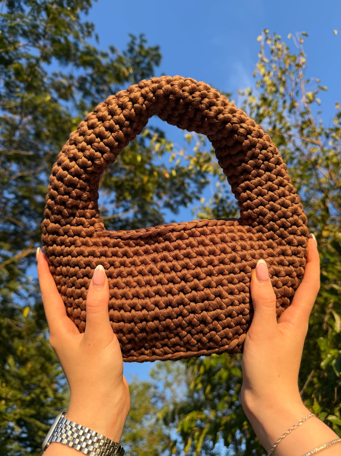 Handmade Crochet Luna bag