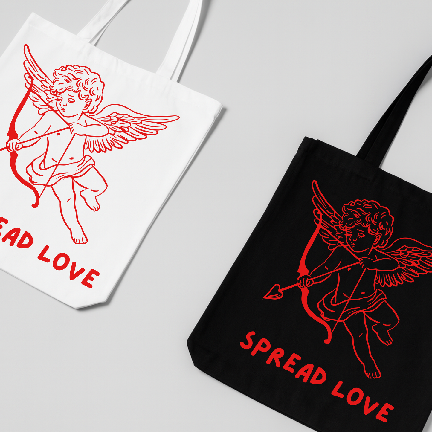 Spread Love Canvas Tote Bag