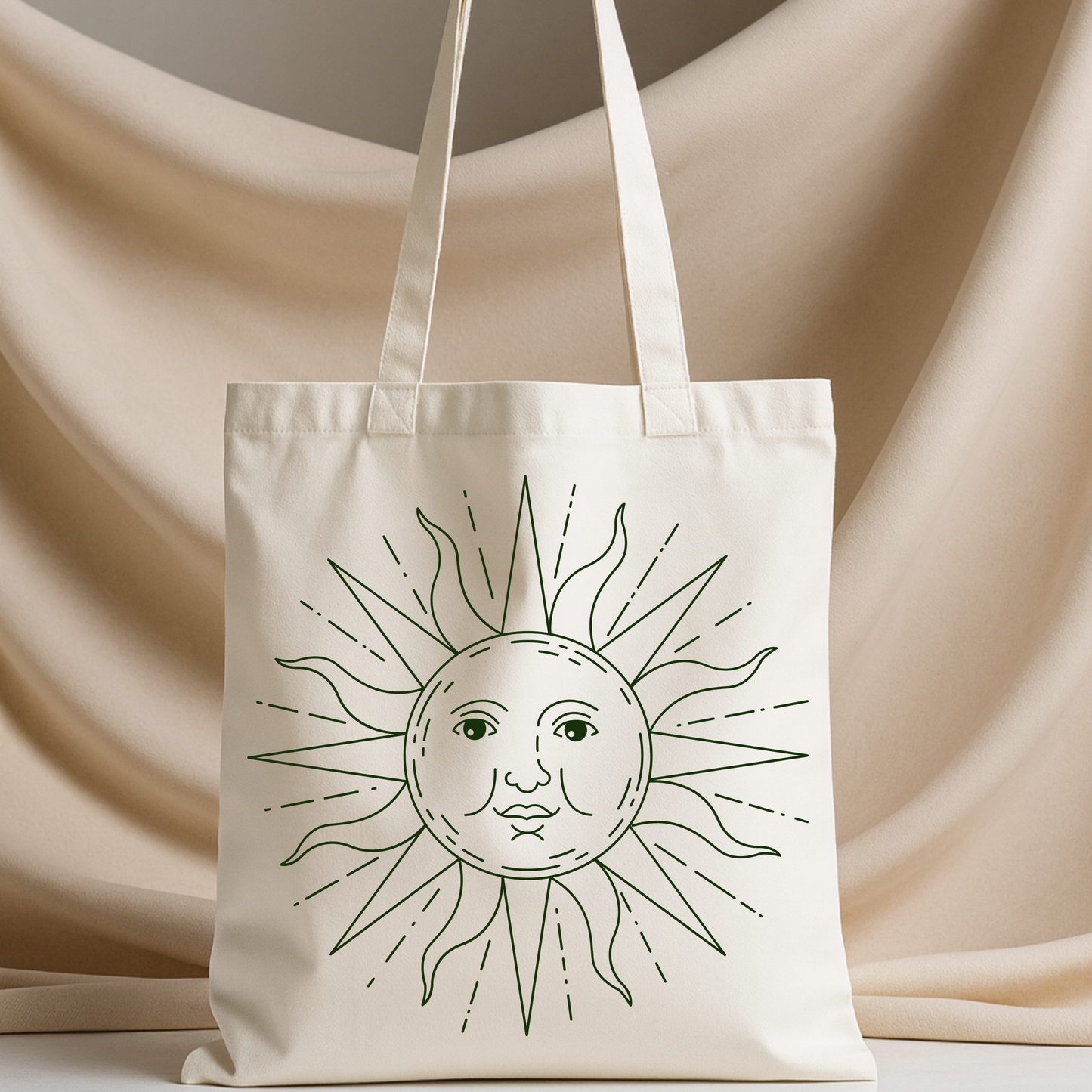 Sun yoga Canvas Tote Bag