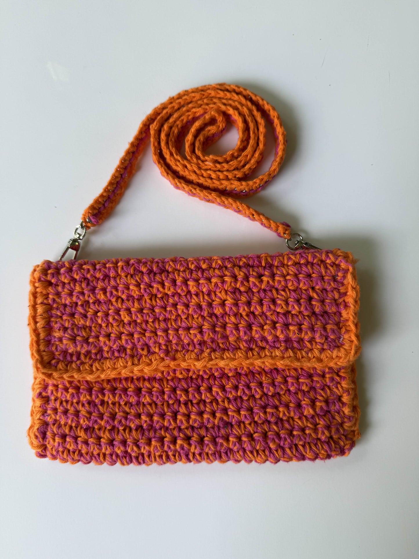 The Orange and Pink Shoulder Bag