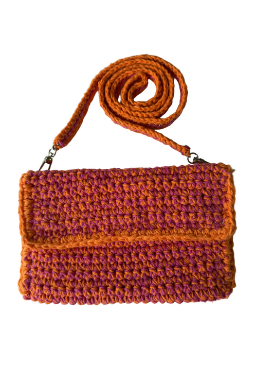 The Orange and Pink Shoulder Bag
