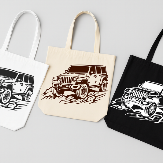 Jeep Canvas Car Tote bag
