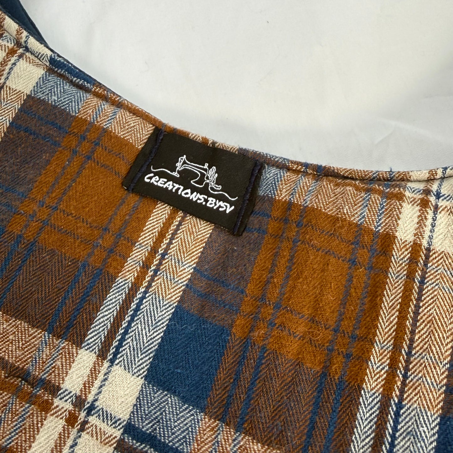 The Flannel Bag Mini - Brown/Blue