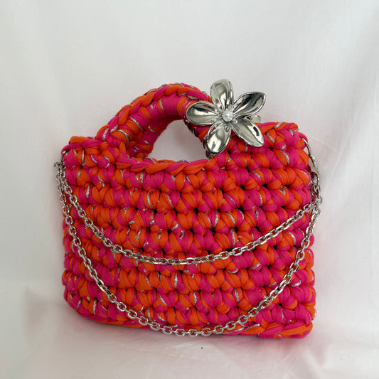 The Elevated Sunset Pop Crochet Bag