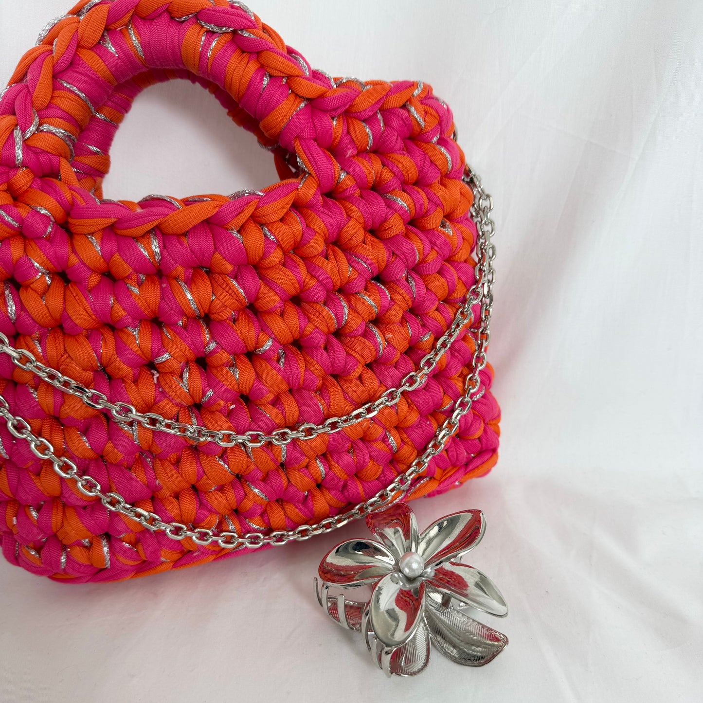 The Elevated Sunset Pop Crochet Bag