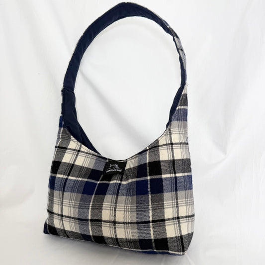 The Flannel bag mini - Blue