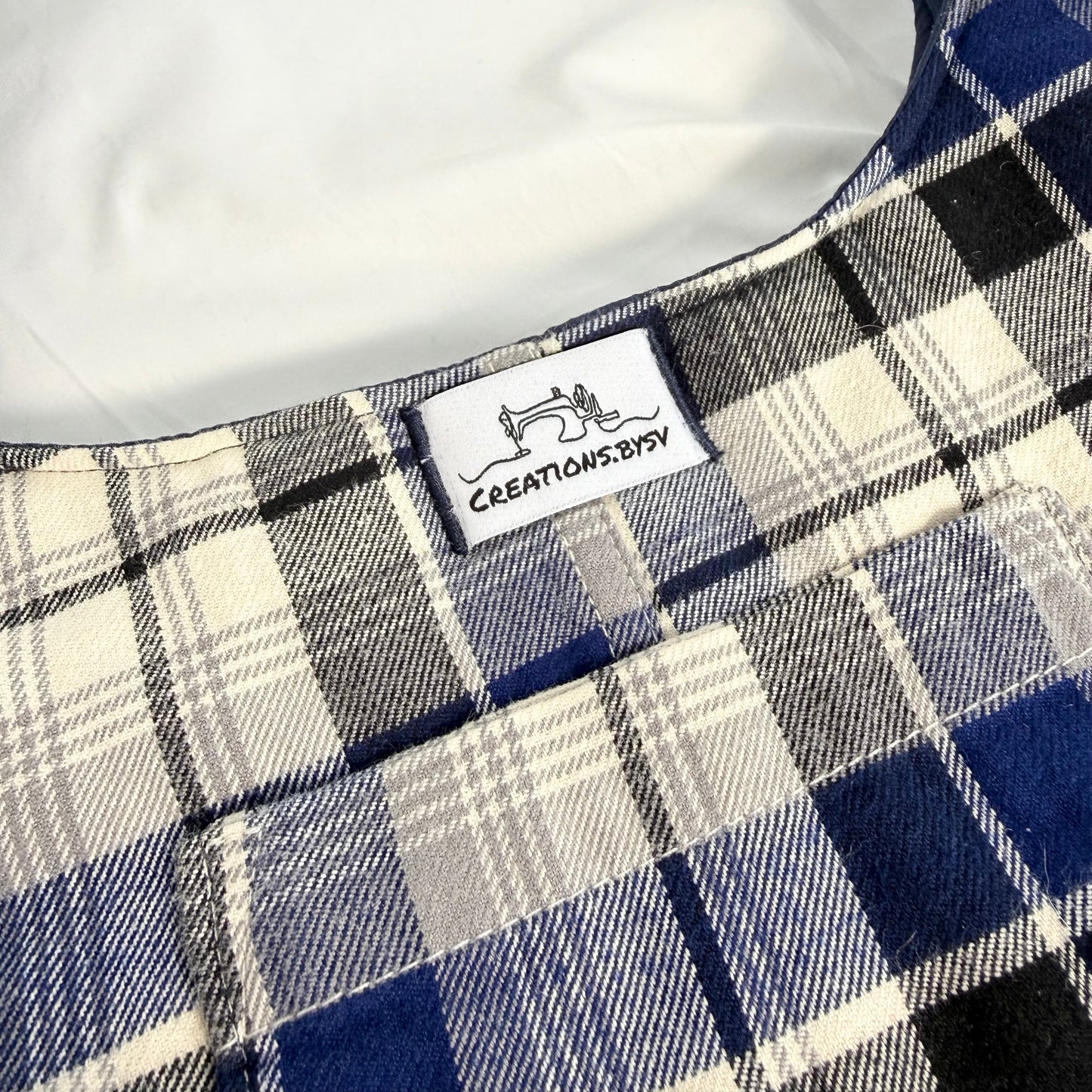 The Flannel Bag - Blue