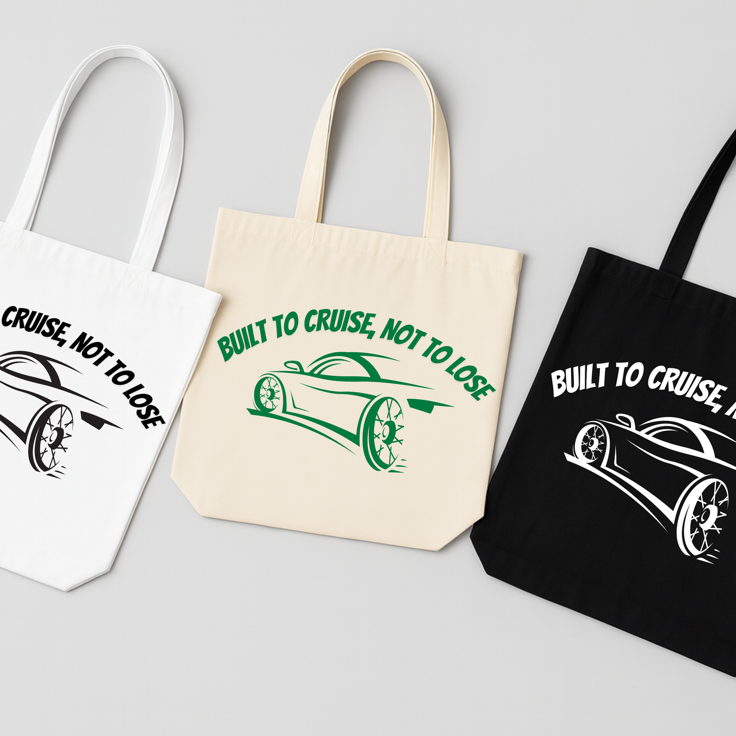 Built to cruise, not to lose Canvas Tote Bag