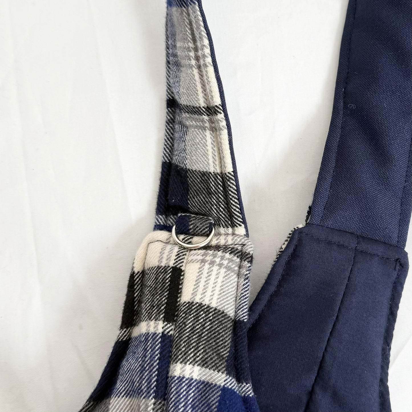 The Flannel bag mini - Blue