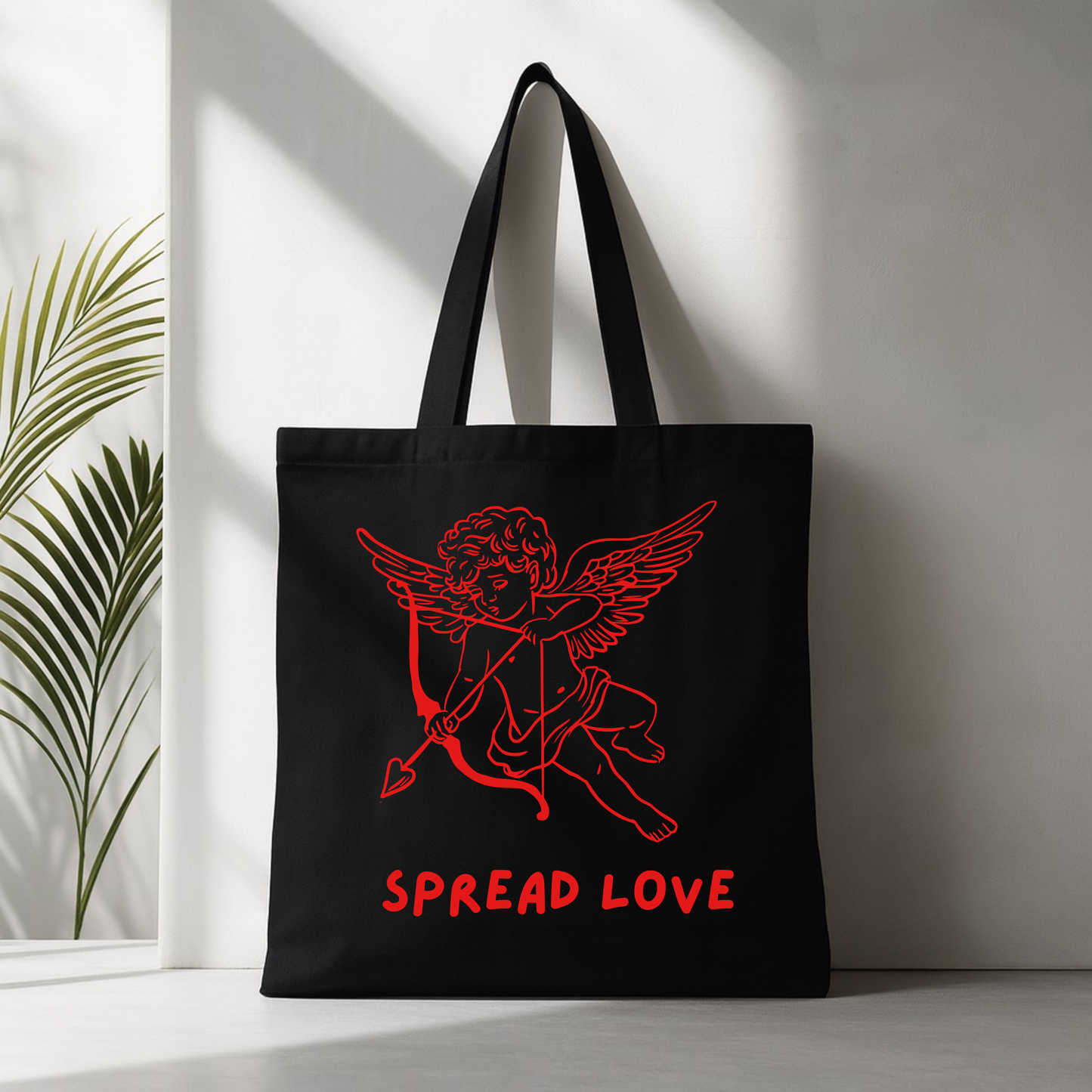 Spread Love Canvas Tote Bag