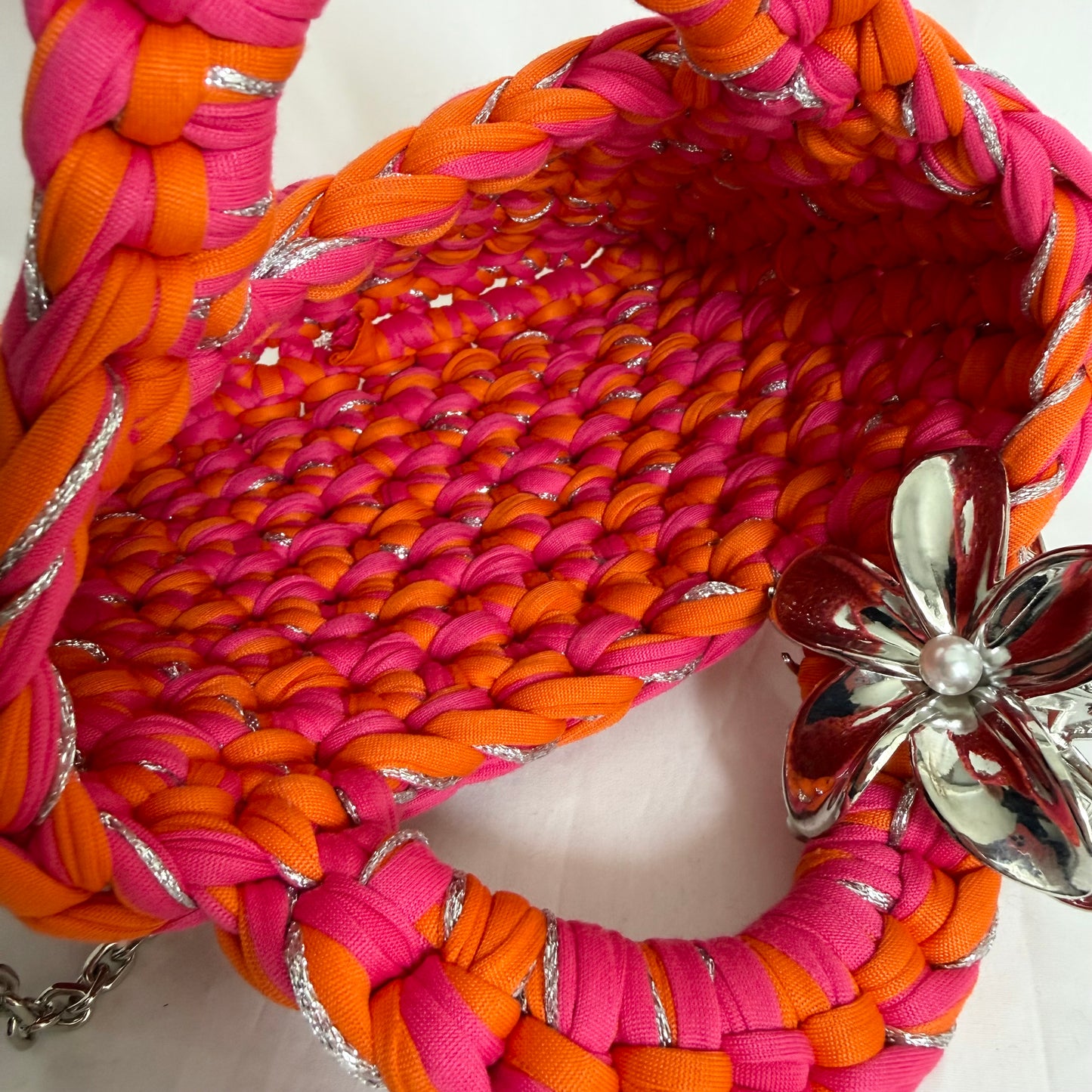 The Elevated Sunset Pop Crochet Bag