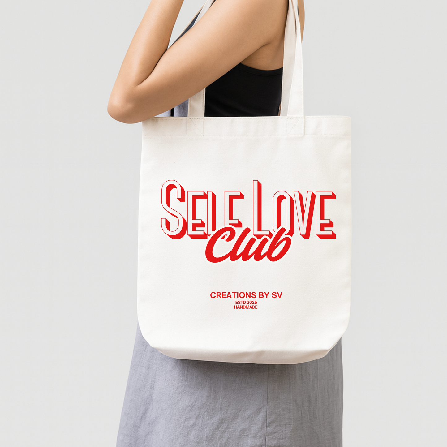 Self Love Club Canvas Tote Bag