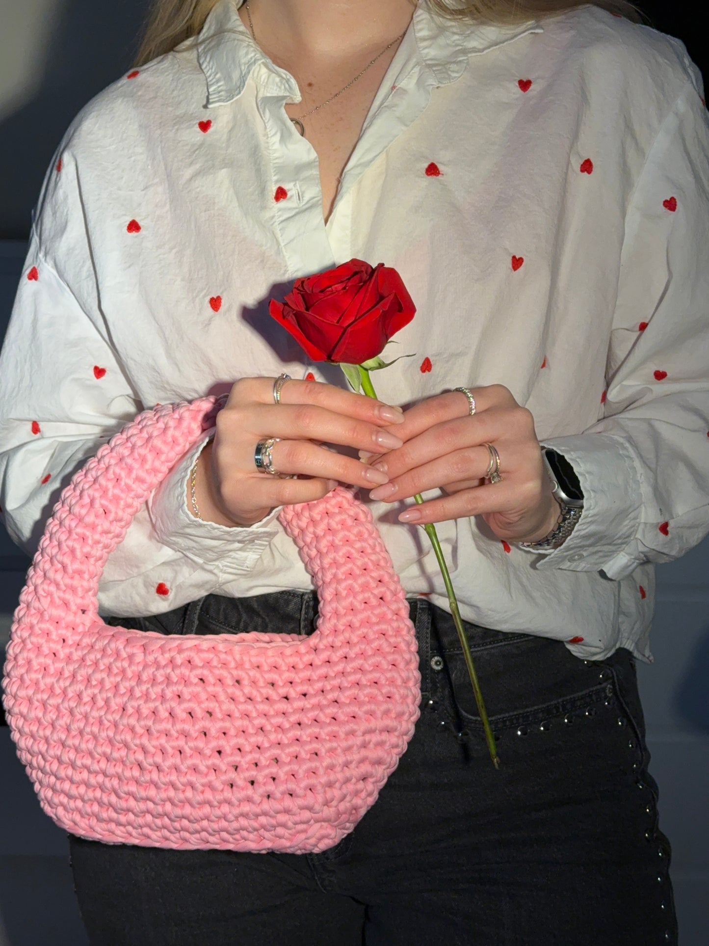 Handmade Crochet Luna bag