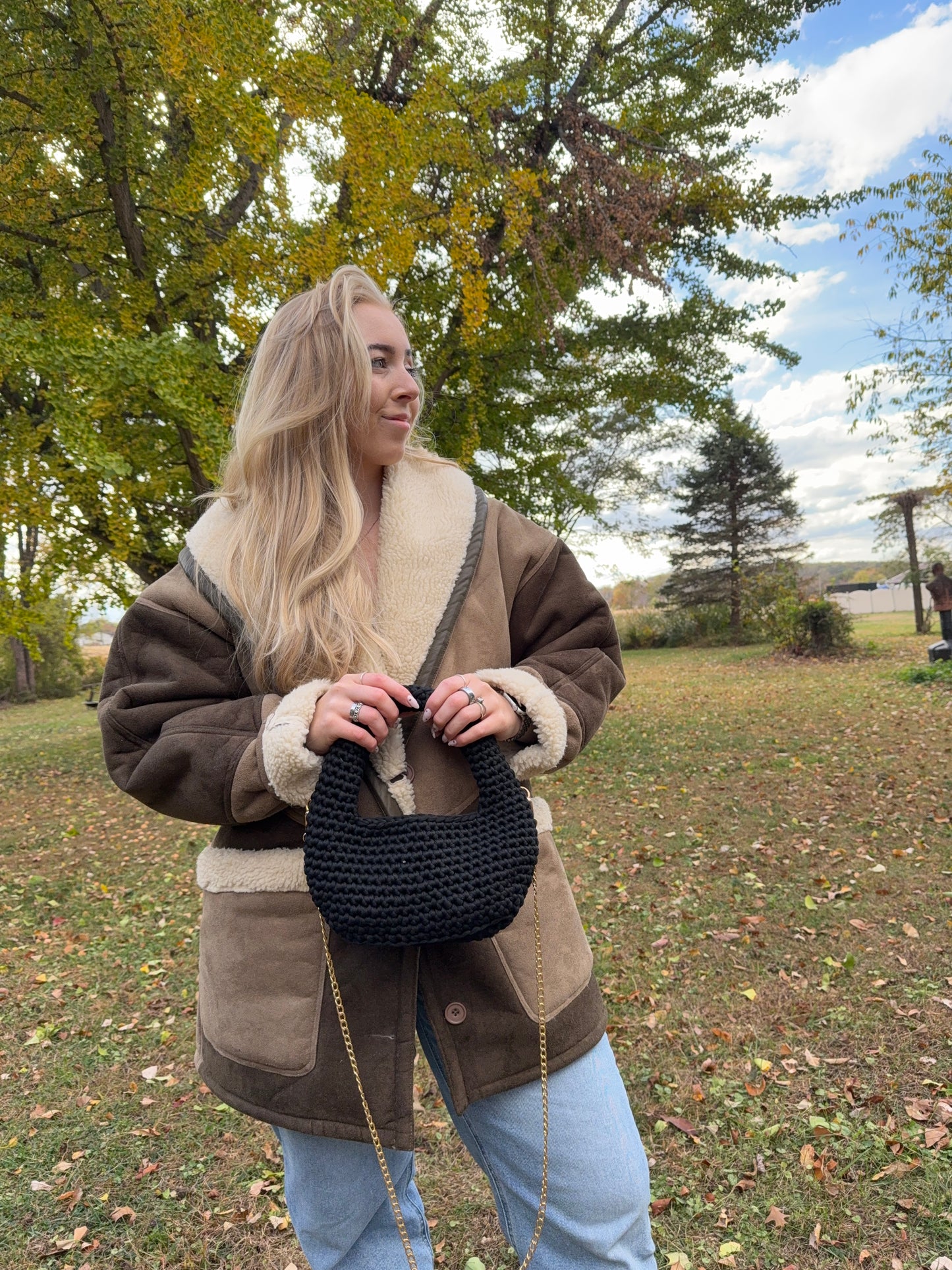 Handmade Crochet Luna bag