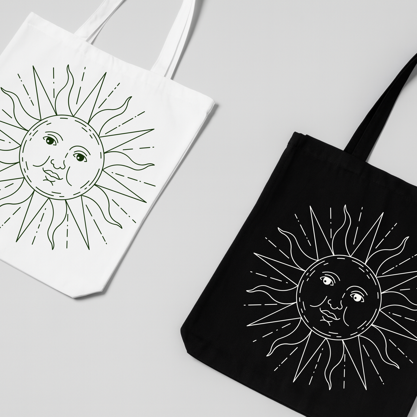 Sun yoga Canvas Tote Bag