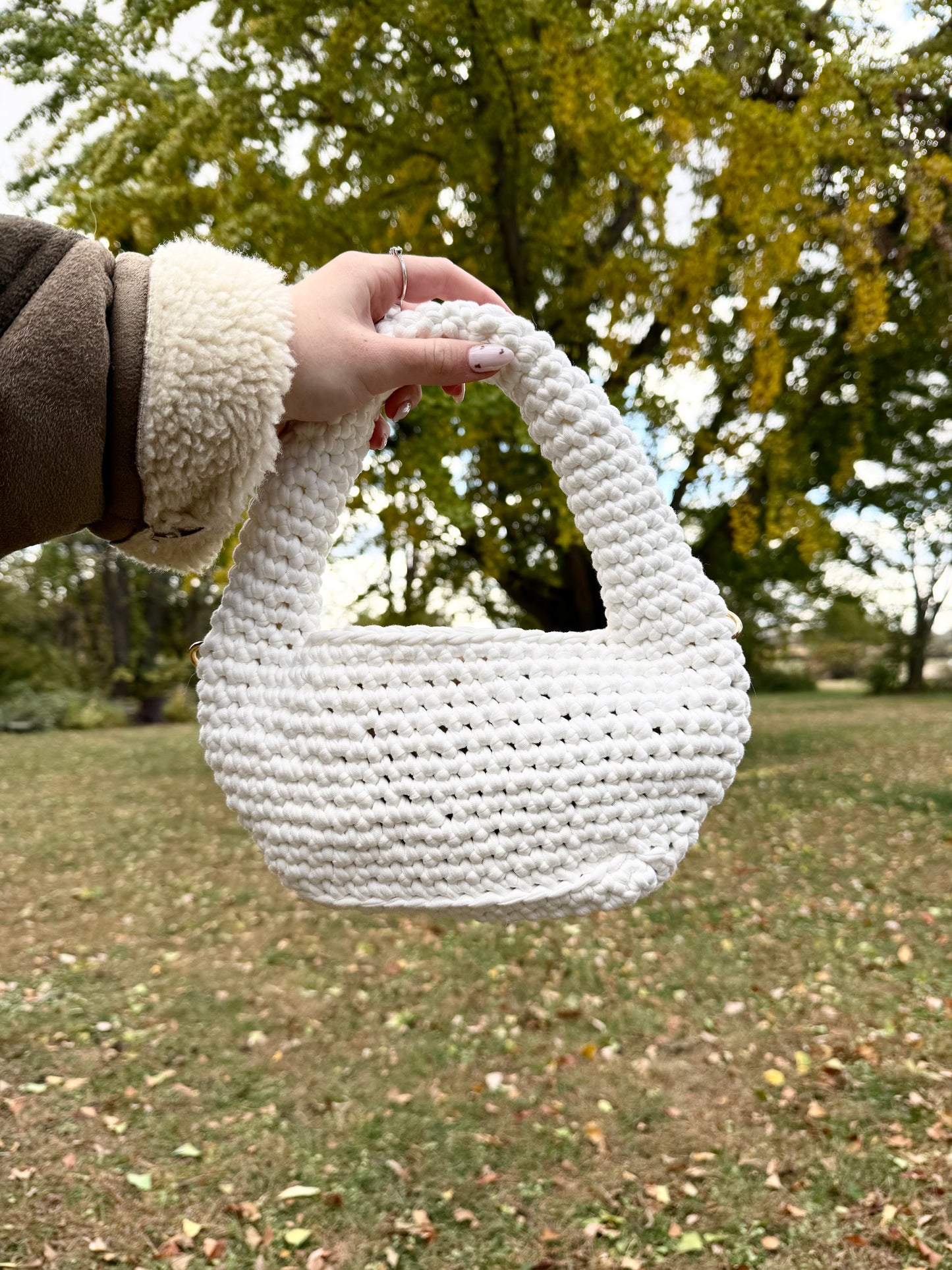 Handmade Crochet Luna bag