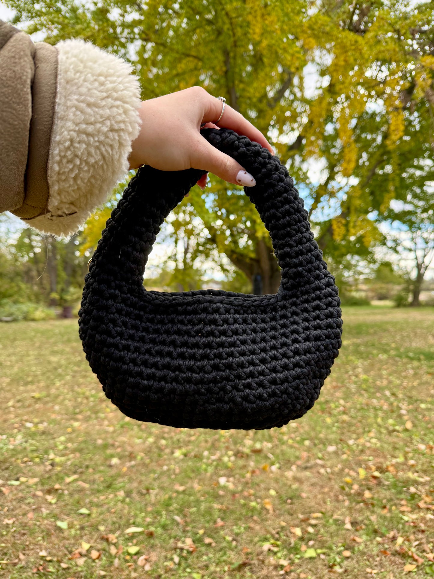Handmade Crochet Luna bag