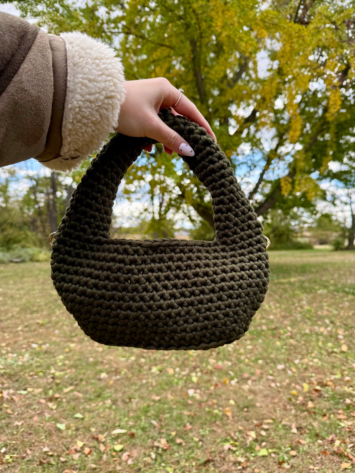 Handmade Crochet Luna bag