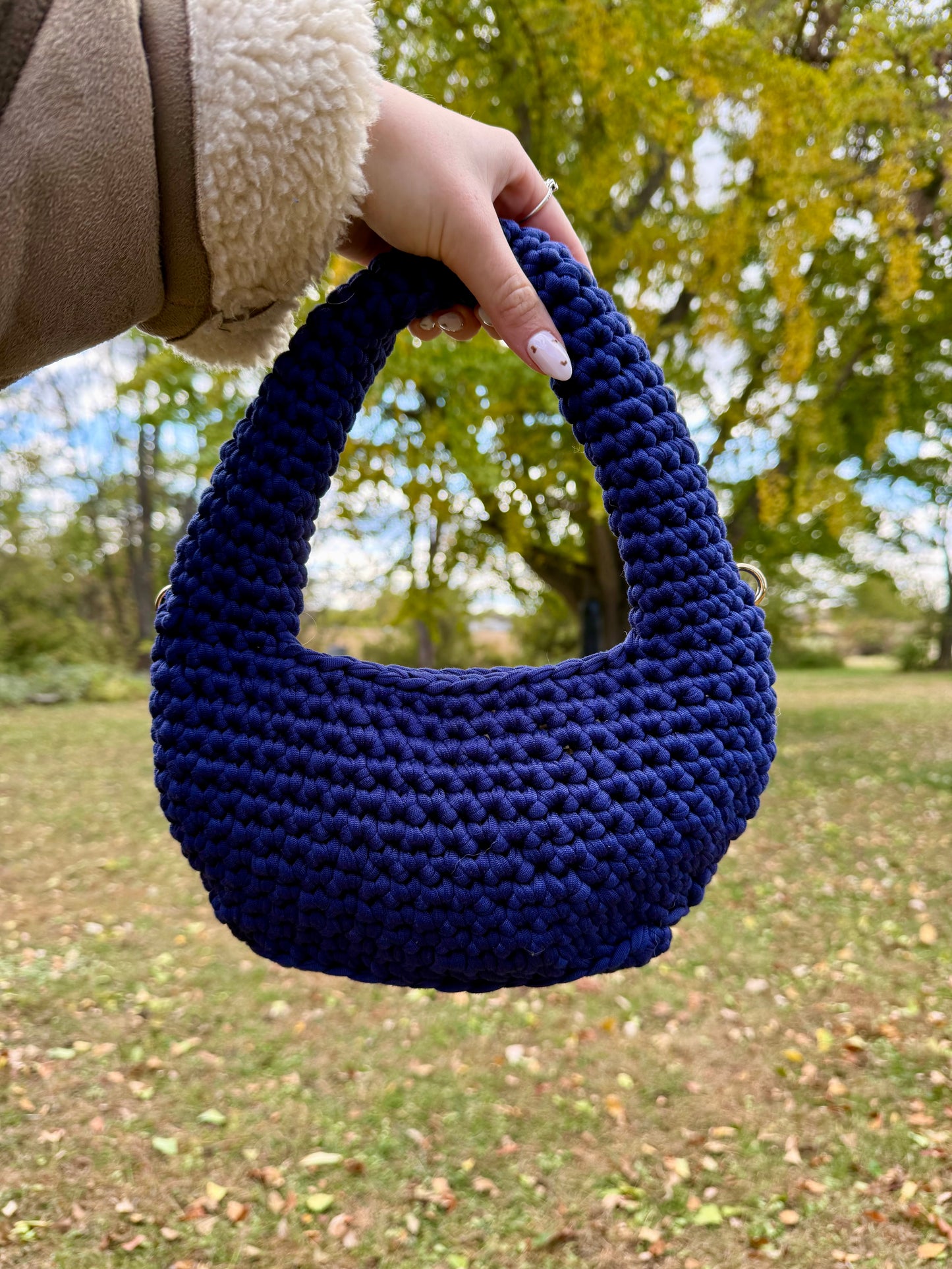 Handmade Crochet Luna bag