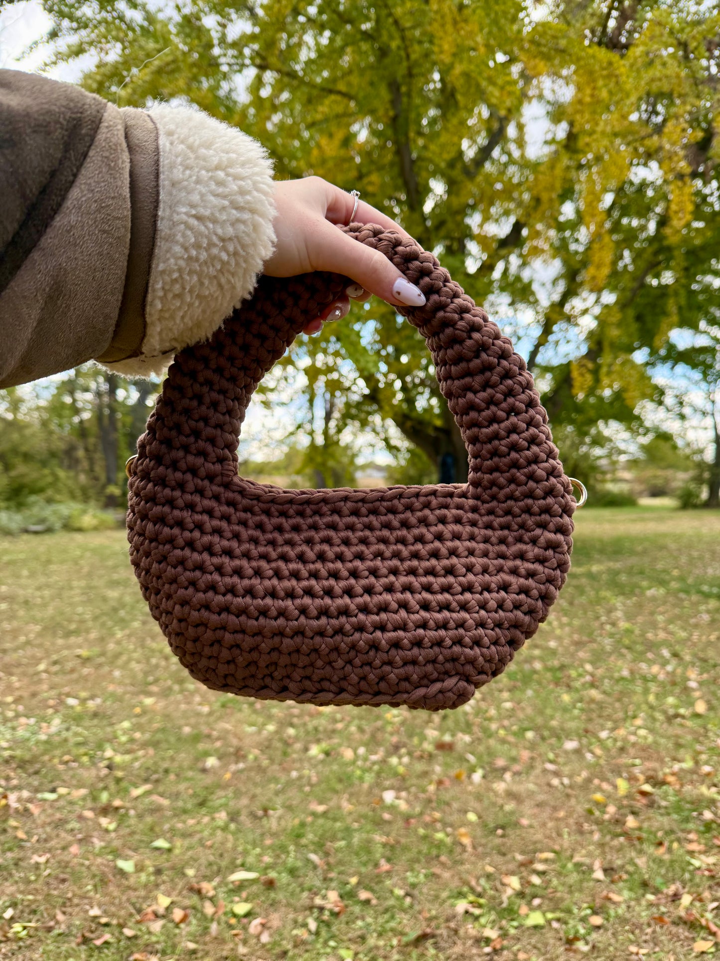 Handmade Crochet Luna bag