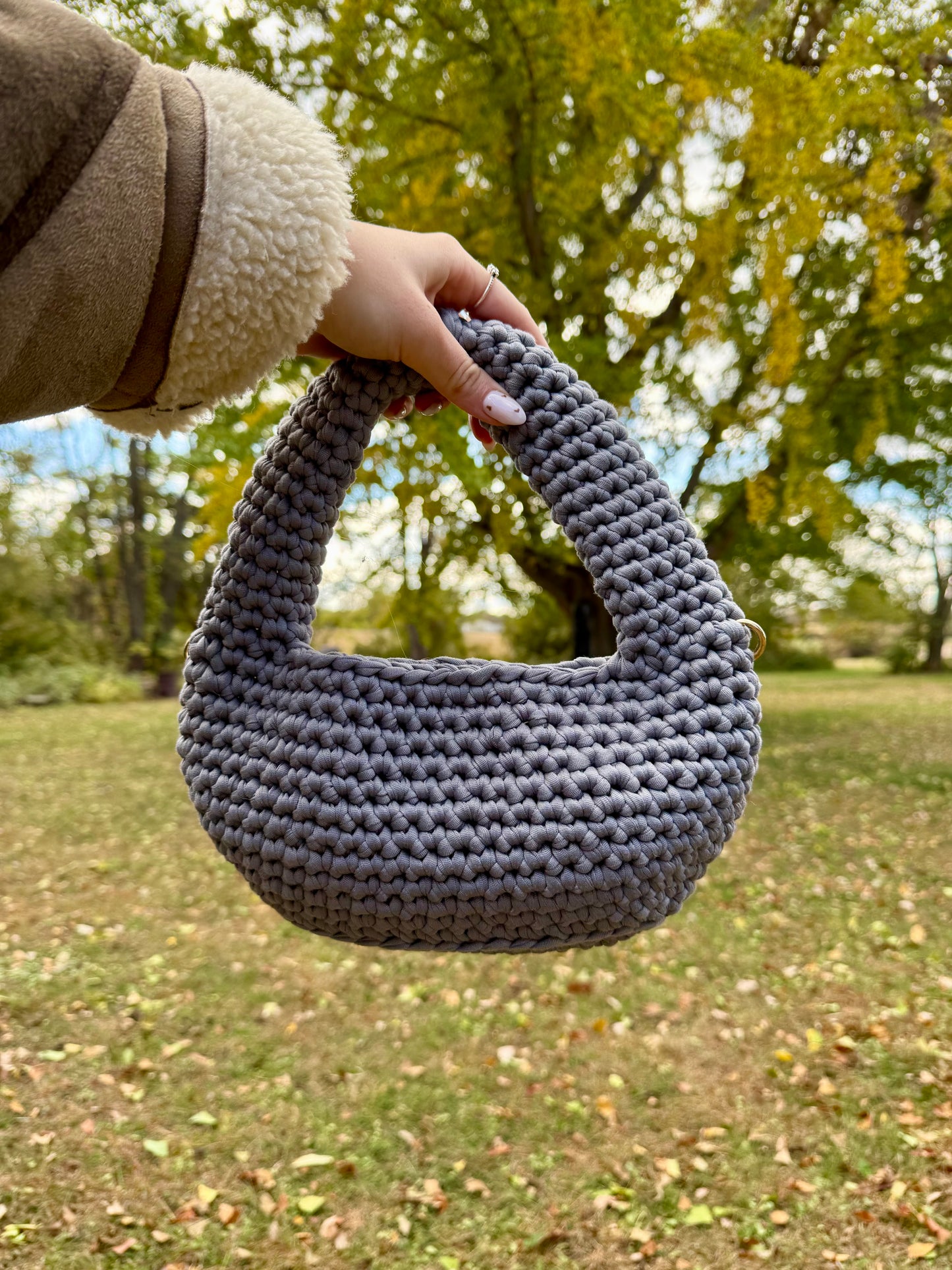 Handmade Crochet Luna bag